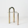 Galvanized Curve Stool.
